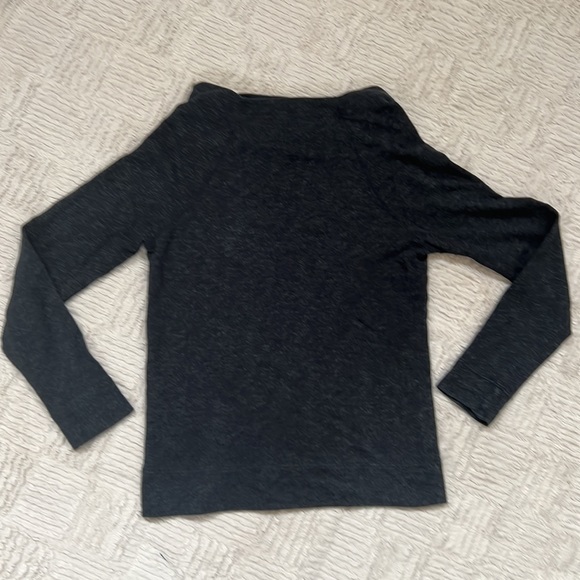 STANDARD James Perse long sleeve cowl top in charcoal grey 
Size 2/ small-medium - Picture 11 of 15